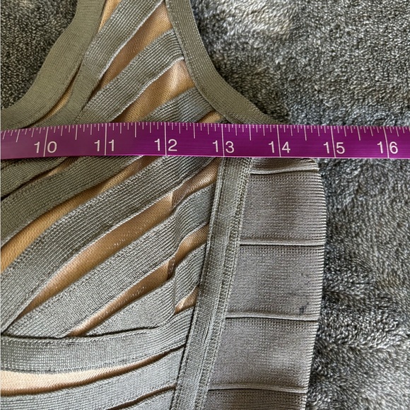 Mac Duggal grey and nude bandage dress 
Size 4 - Picture 5 of 9